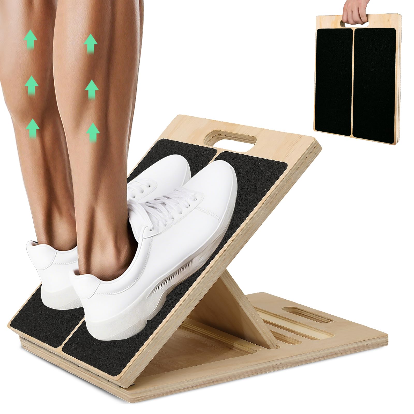 Wobble Board Balance - Planche d'équilibre en bois 2-en-1 et