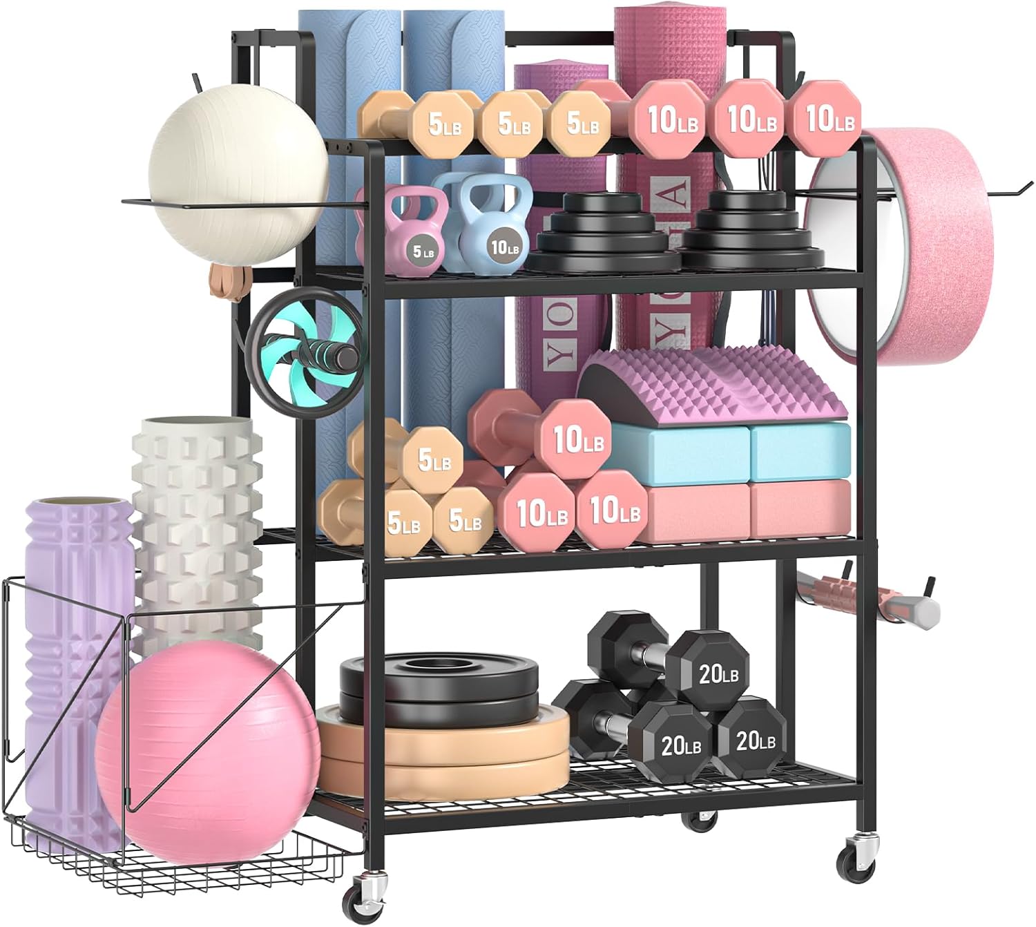 Home Gym Gym Equipment - Rangement pour salle de sport à