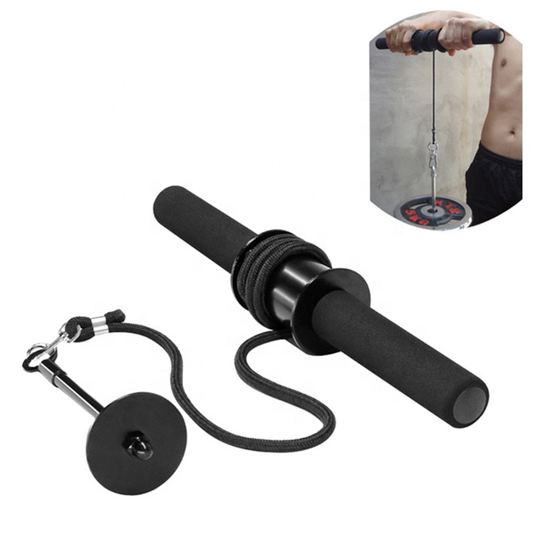 Wrist Roller Forearm - Entraîneur multifonctionnel de poignet d'avant-bras, pince