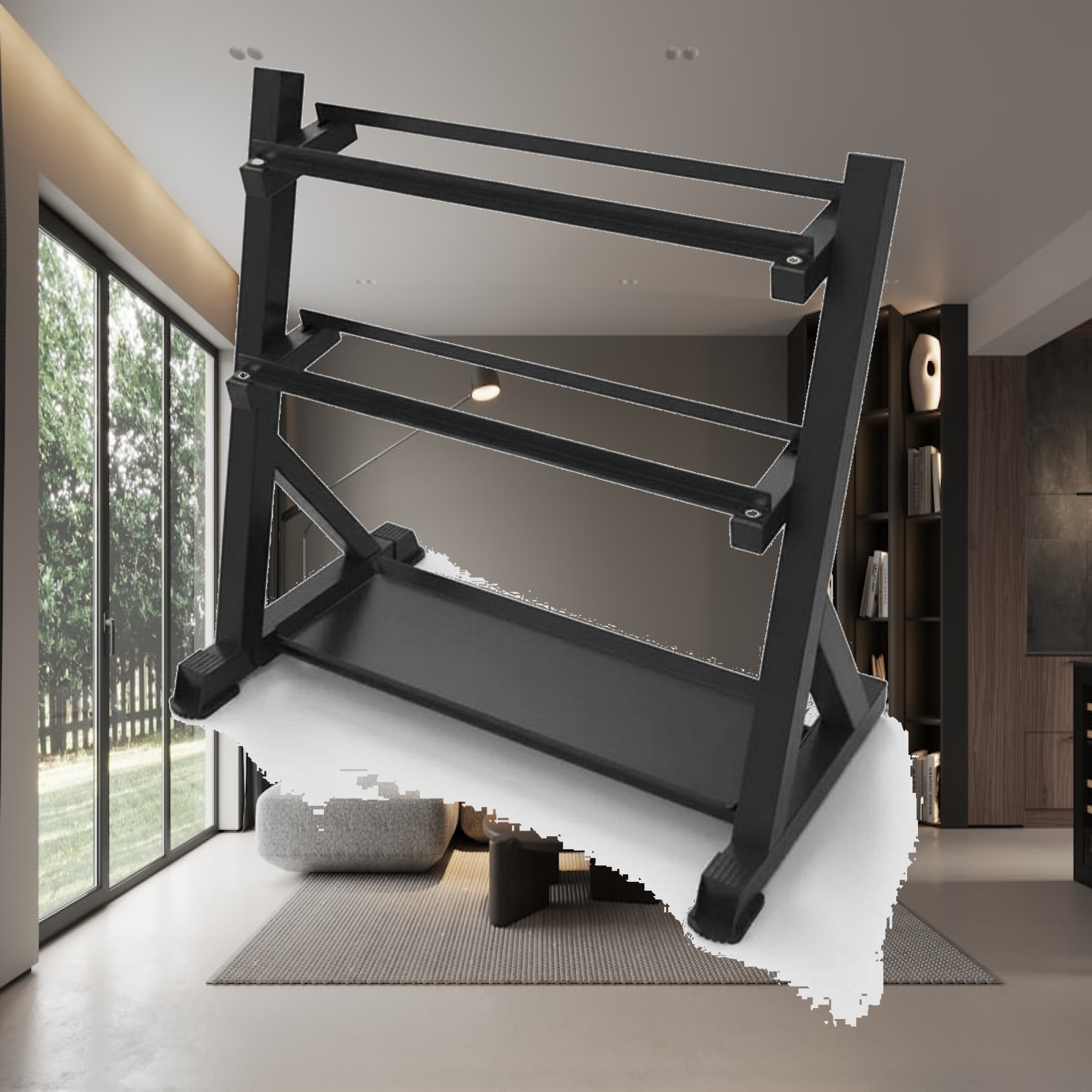 Home Gym Dumbbells - Support de rangement pour haltères hexagonaux