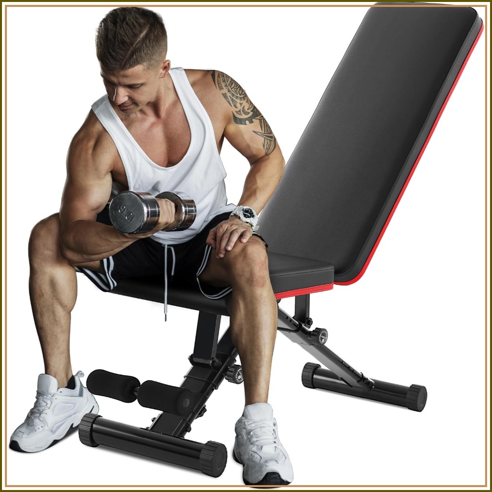 Home Gym Dumbbells - Banc de musculation réglable pour l'entraînement