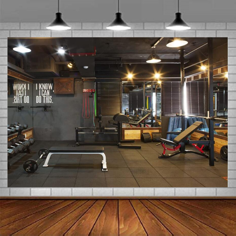 Home Gym Video - Toile de fond pour photographie de