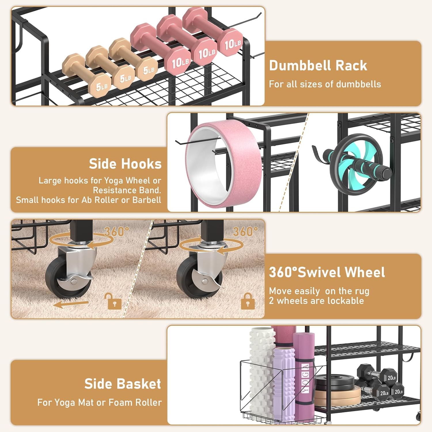 Rangement pour salle de sport  - Home Gym Gym Equipment avis et prix