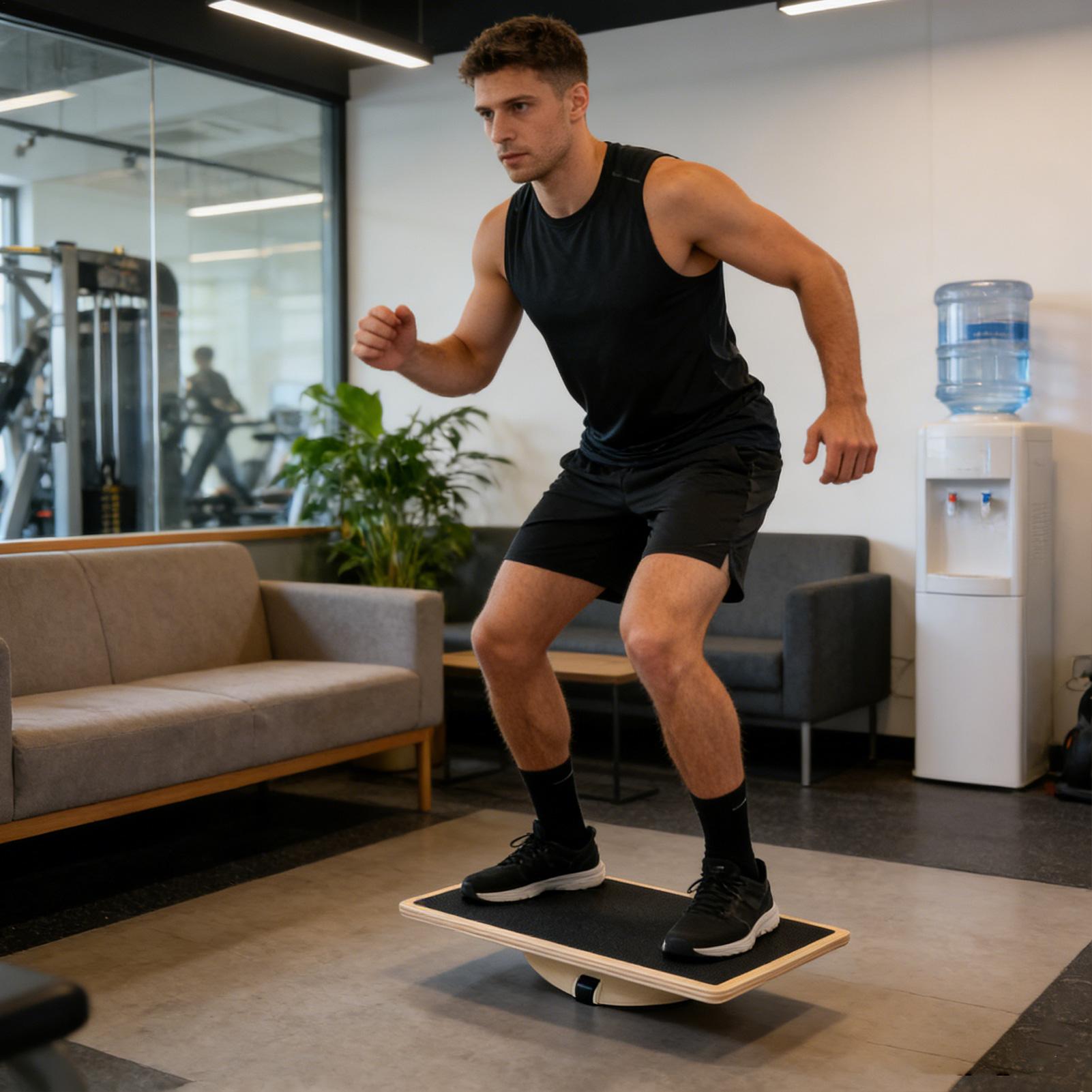 Planche d'équilibre en bois an - Wobble Board Balance avis et prix