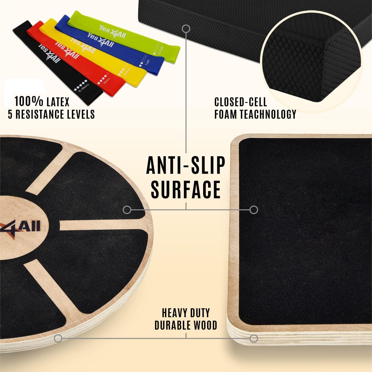 Planche d'équilibre en bois po - Wobble Board Balance avis et prix