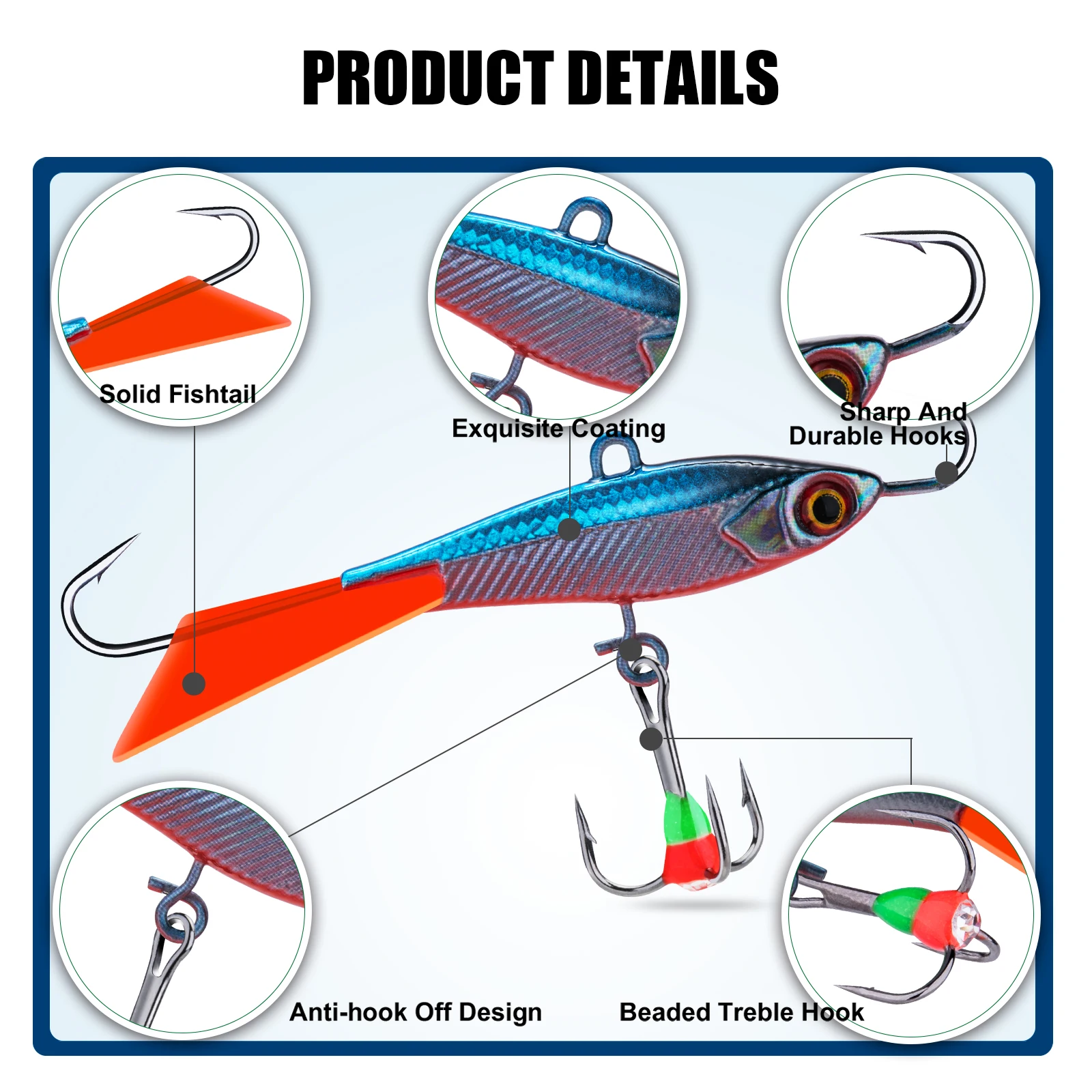 Goture Leurre de pêche sur gla - Wobble Board Balance avis et prix