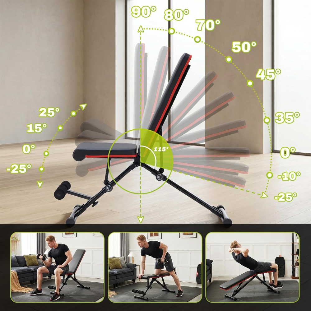 Banc de musculation réglable p - Home Gym Dumbbells avis et prix