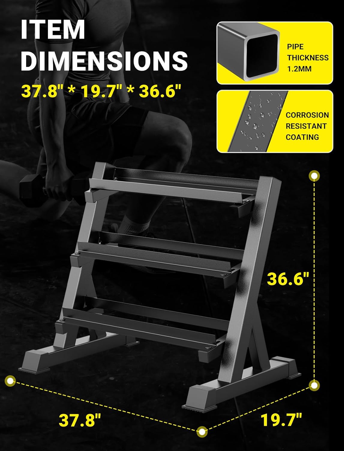 Support de rangement pour halt - Home Gym Dumbbells avis et prix